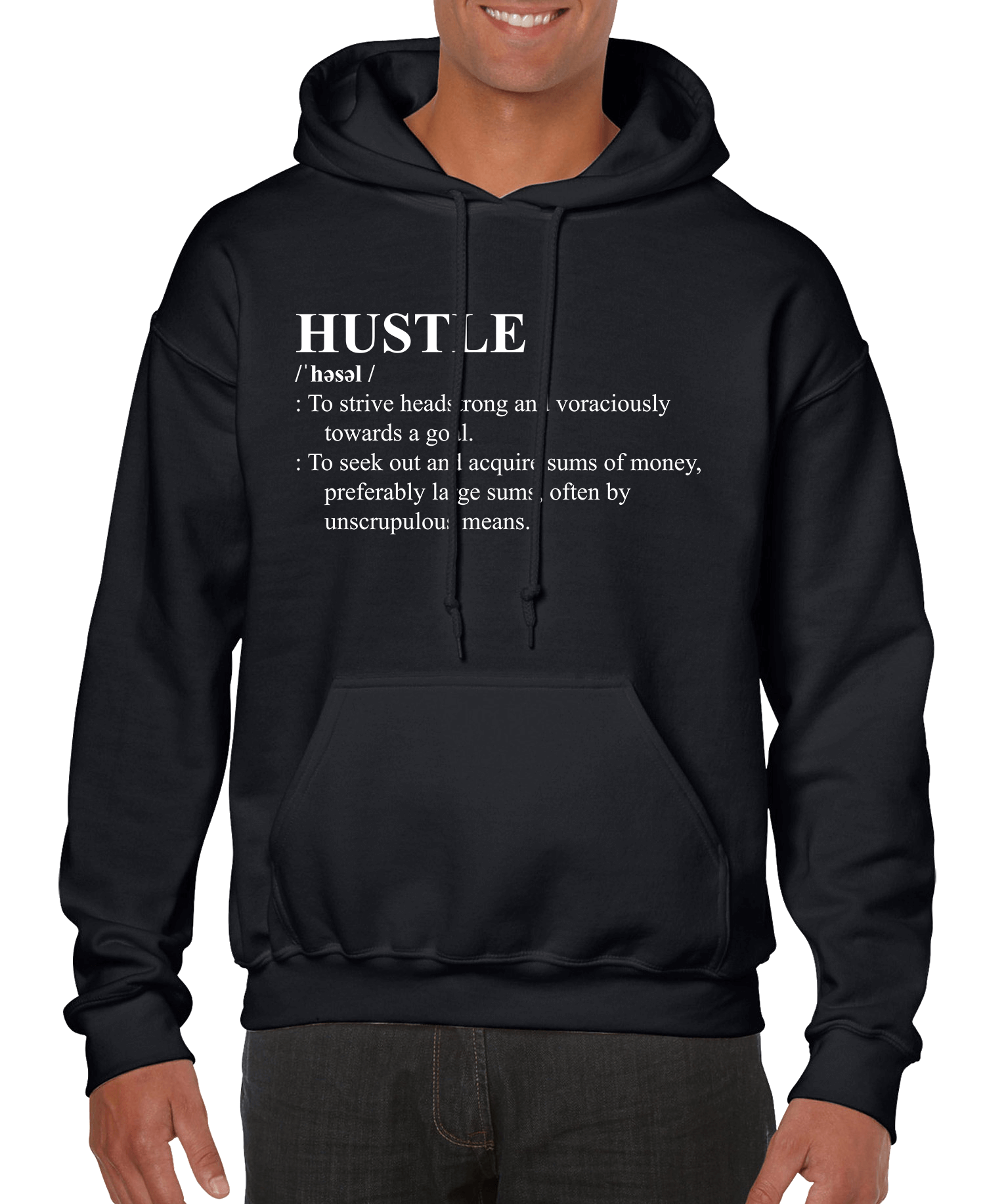 HUSTLE Definition Men’s Hoodie