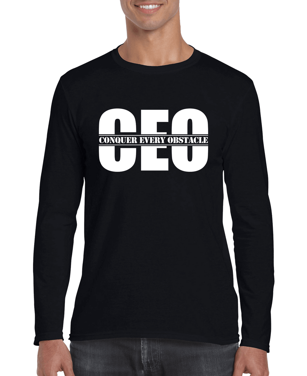 Conquer Every Obstacle CEO Men's Long Sleeve Shirt