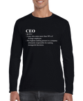 CEO Definition Men's Long Sleeve Shirt