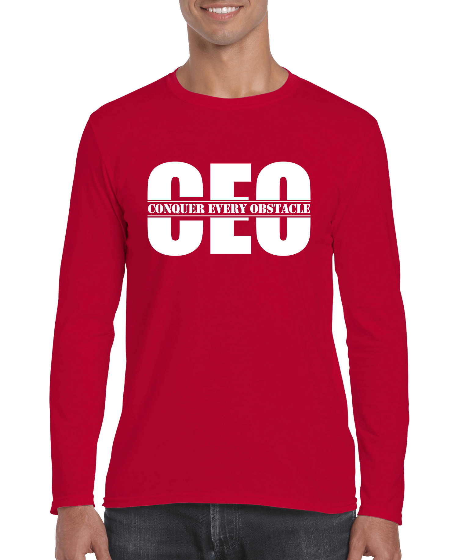 Conquer Every Obstacle CEO Men's Long Sleeve Shirt