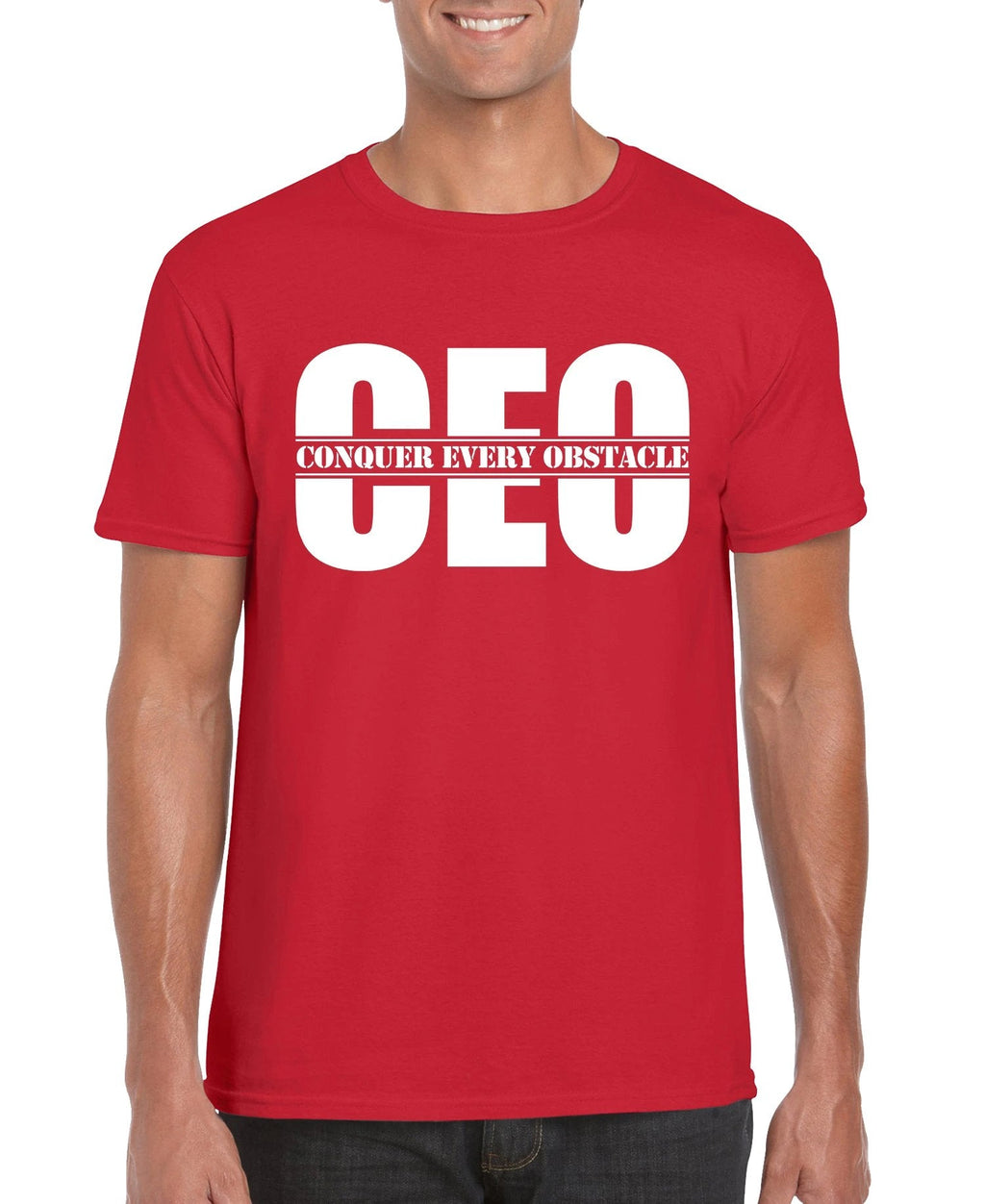 Conquer Every Obstacle CEO Men's T-shirt
