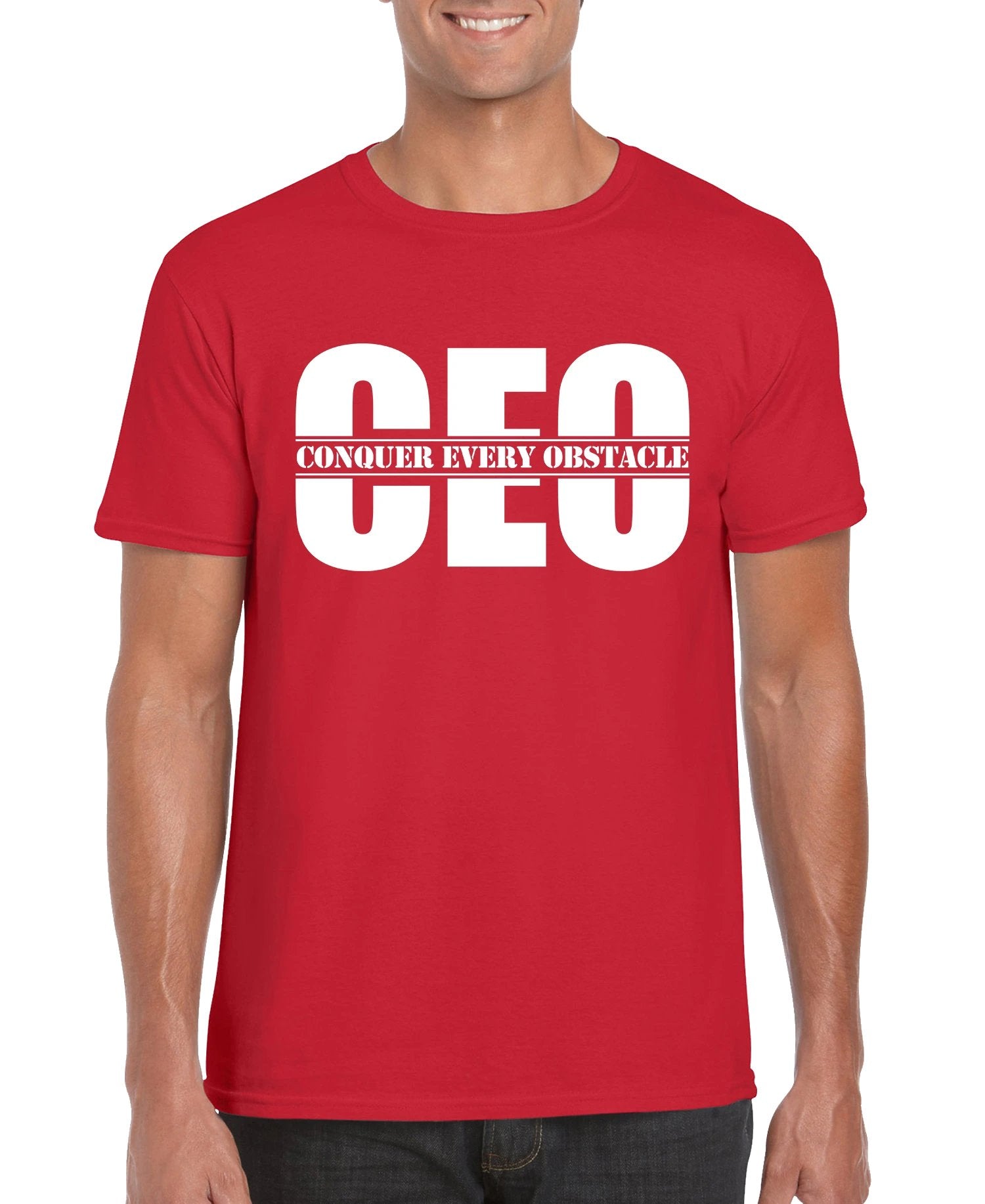 Conquer Every Obstacle CEO Men's T-shirt