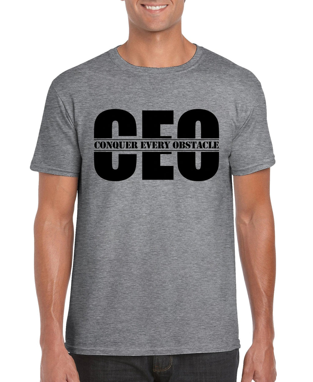 Conquer Every Obstacle CEO Men's T-shirt