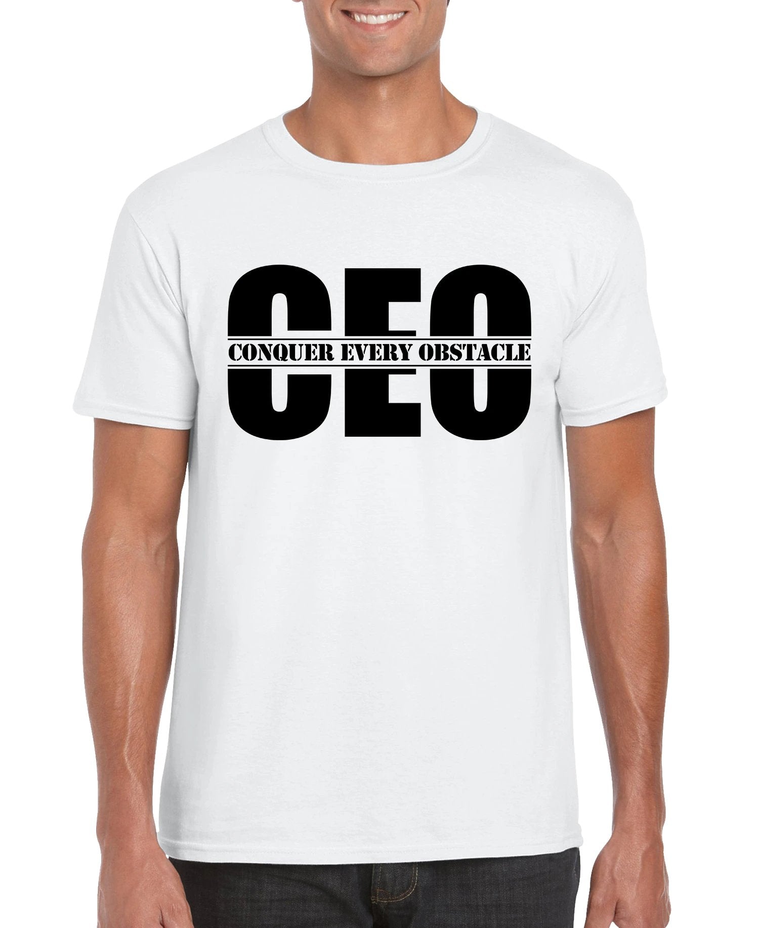 Conquer Every Obstacle CEO Men's T-shirt