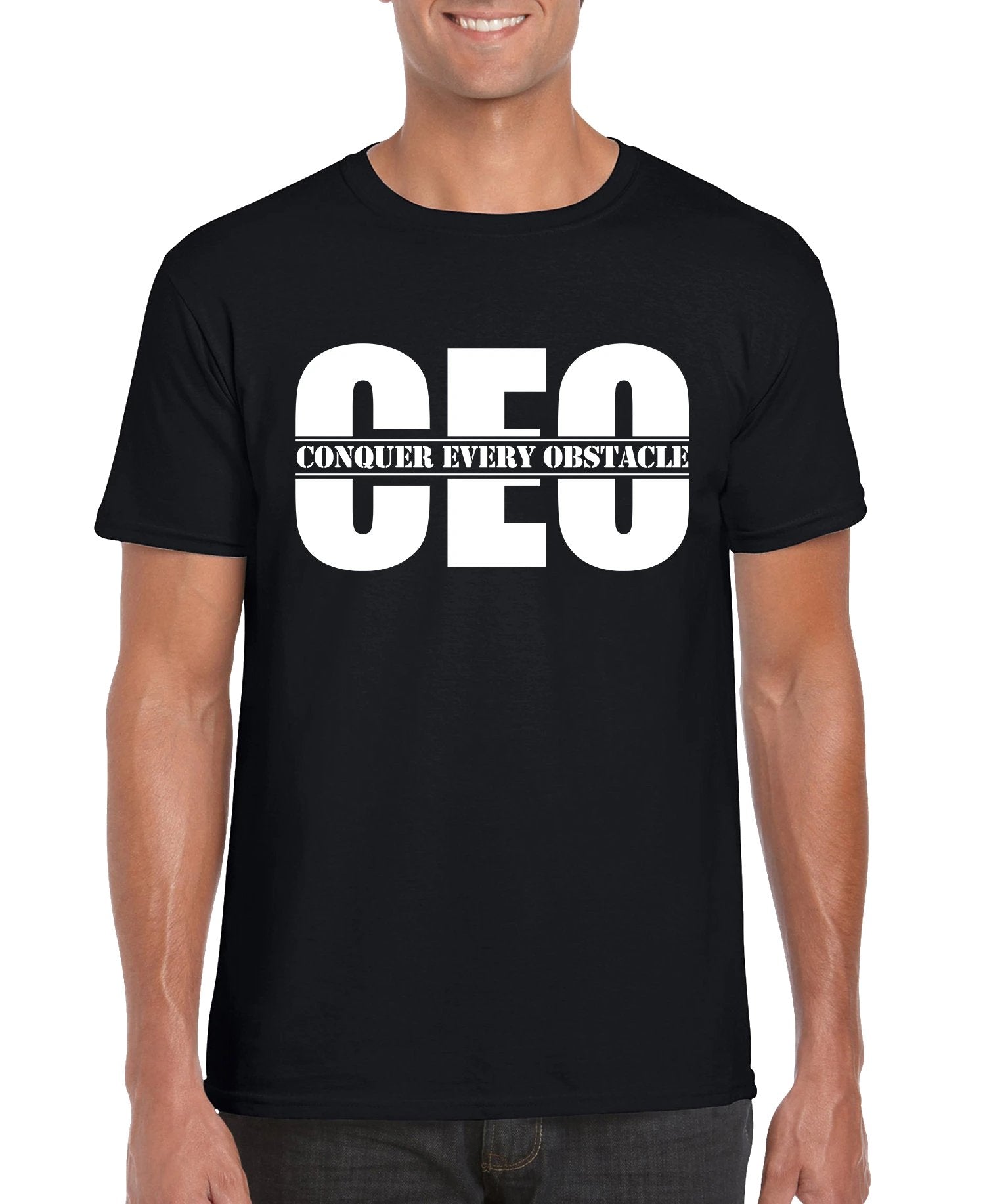 Conquer Every Obstacle CEO Men's T-shirt